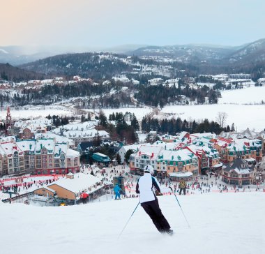 estância de esqui de Mont-tremblant, quebec, Canadá