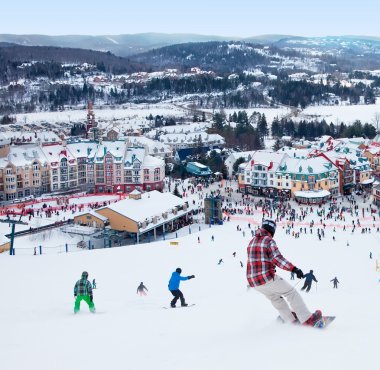 estância de esqui de Mont-tremblant, quebec, Canadá
