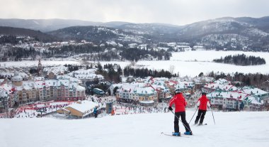 estância de esqui de Mont-tremblant, quebec, Canadá