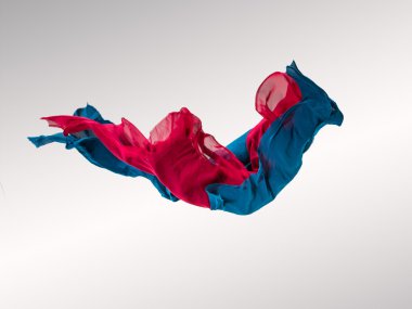 hareket soyut renkli cam kumaş