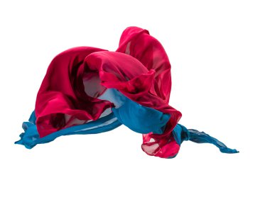 Tekstil hareket soyut parçaları