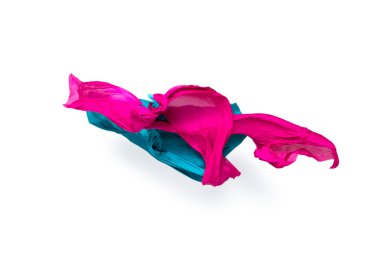 Tekstil hareket soyut parçaları