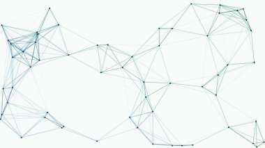 bağlı noktalar - basit soyut arkaplan, dijital illüstrasyon