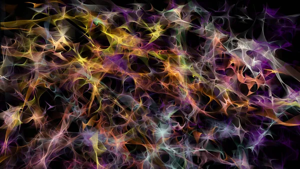 Abstract glowing multicolored background - digital mesh design wallpaper — Stockfoto