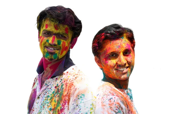 Holi ragazzi — Foto Stock