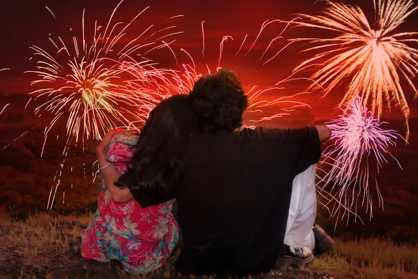 Diwali romantico — Foto Stock