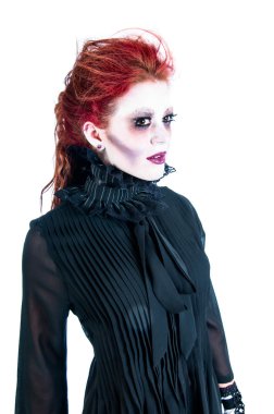 Viktorya dönemi genç kadın Kızıl saçlı hayalet