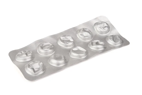 Empty pill package — Stock Photo, Image