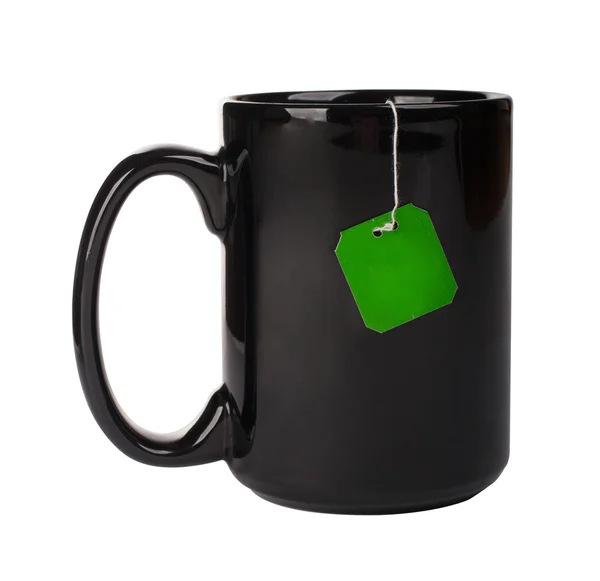 Cup with tea bag — Stock Photo, Image