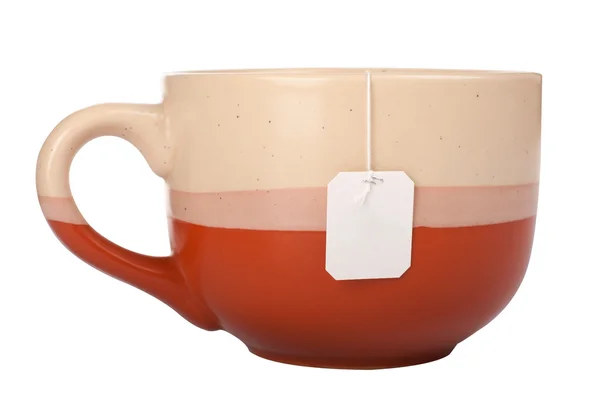 Copa con bolsa de té — Foto de Stock