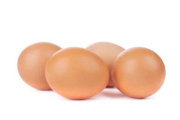 Чотири яйця — стокове фото