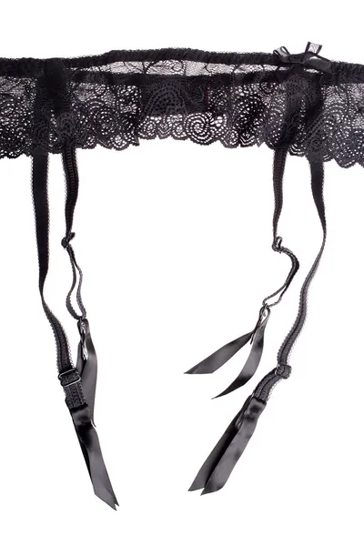 Black garter belt — Stock Photo, Image