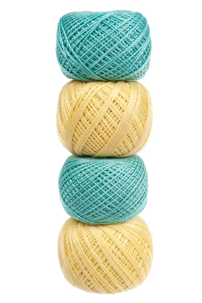Four balls of yarn — Stock Photo, Image