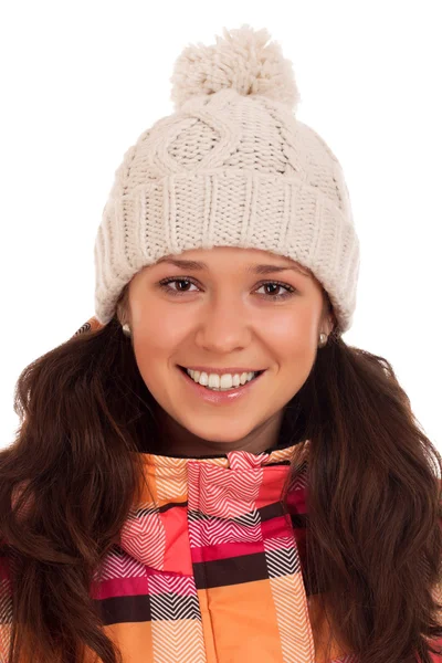 Woman wearing warm clothes — Stock Photo, Image