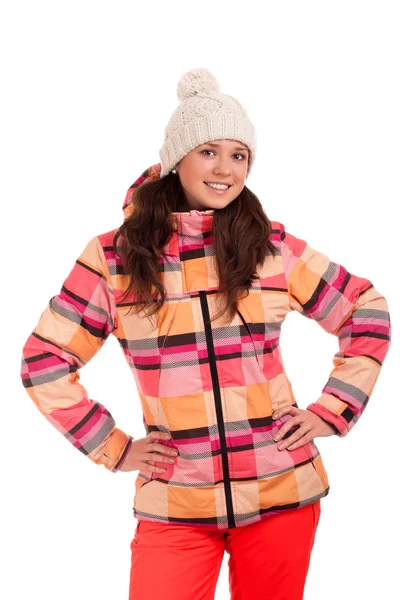 Woman wearing warm clothes — Stock Photo, Image