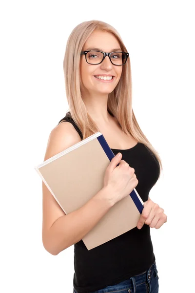 Student mit Büchern — Stockfoto