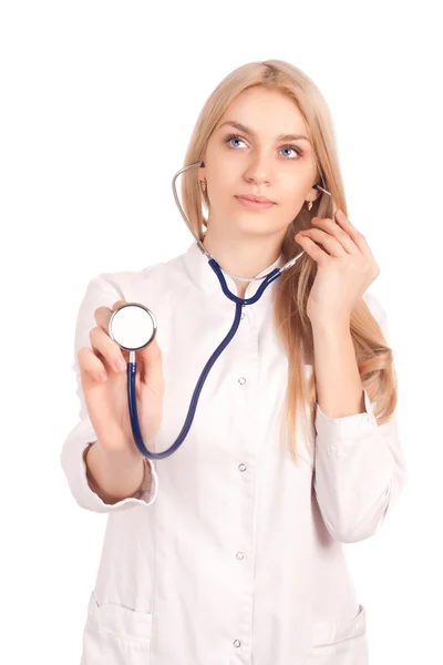 Young doctor with stethoscope — Stock Photo, Image