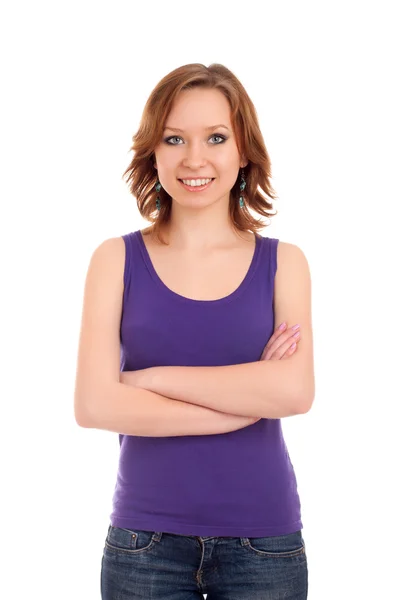 Portrait of young woman — Stock Photo, Image