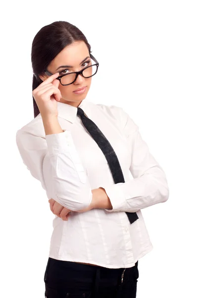 Retrato de mulher de negócios — Fotografia de Stock