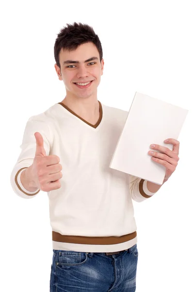 Portrait of handsome young man — Stock Photo, Image