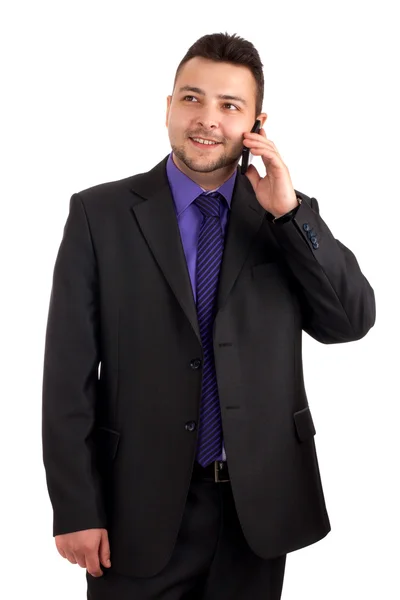 Businessman talking on the phone — Stock Photo, Image