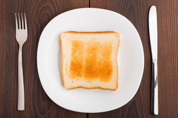 Tabakta tost — Stok fotoğraf