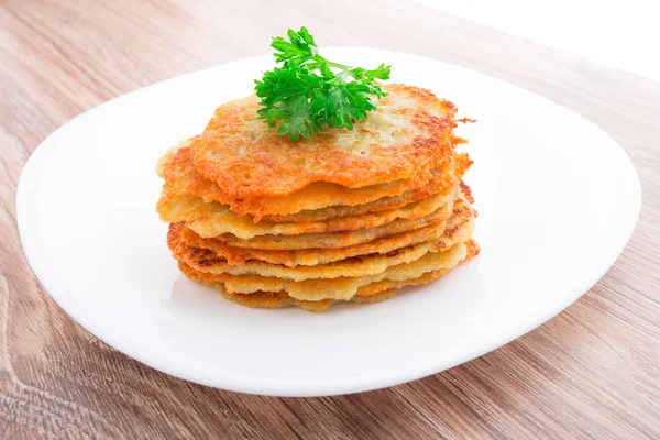 Leckere Kartoffelpuffer — Stockfoto