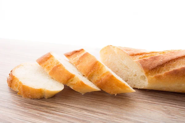 Segmenten van stokbrood — Stockfoto