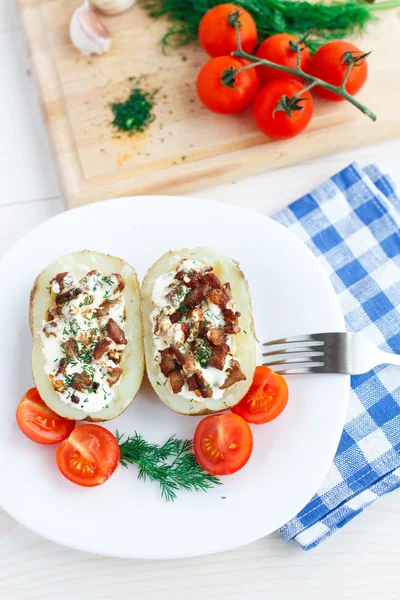 Patata al horno — Foto de Stock