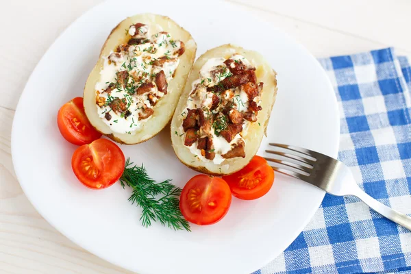 Gebakken aardappel — Stockfoto