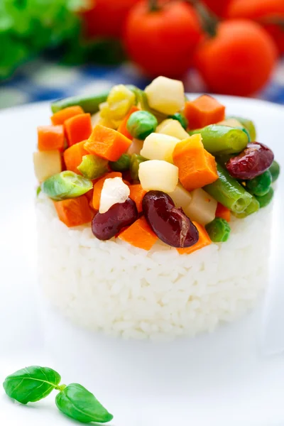 Delicioso arroz con verduras — Foto de Stock
