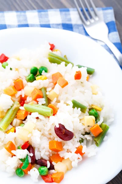 Delicioso arroz con verduras — Foto de Stock