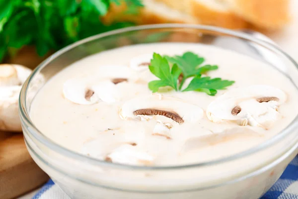 Sopa de crema de hongos —  Fotos de Stock