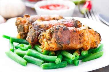 sarmalanmış Domuz pirzola