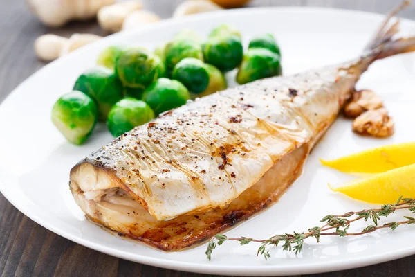 Caballa al horno — Foto de Stock