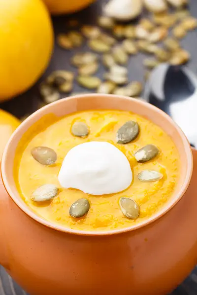 Zuppa di zucca — Foto Stock