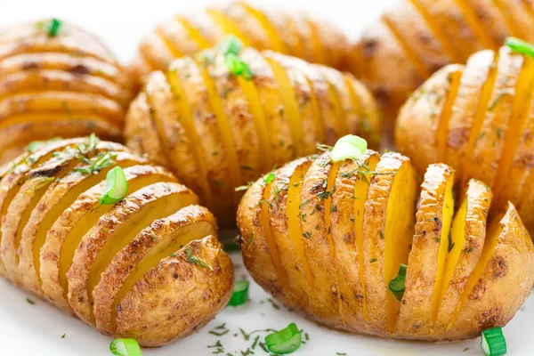 Patatas al horno de acordeón — Foto de Stock