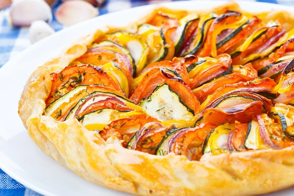 Galette ratatouille — Stock Photo, Image