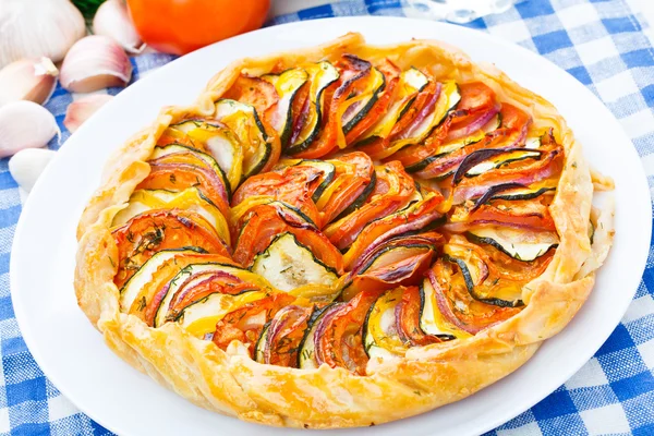 Galette ratatouille — Stock Photo, Image