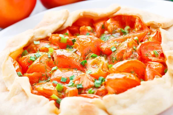 Tomato galette — Stock Photo, Image