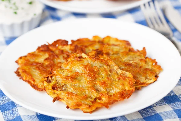 Frittelle di patate — Foto Stock