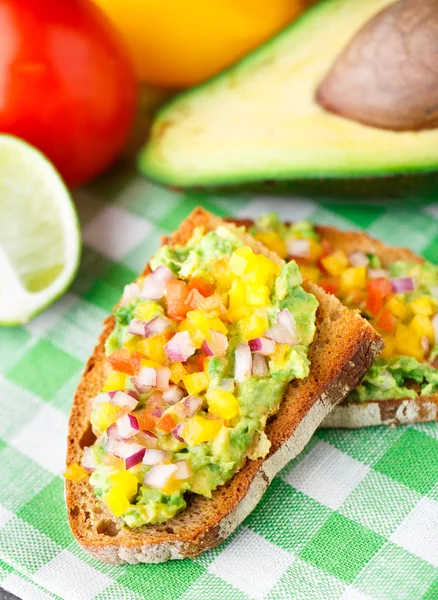 Sandwich with avocado — Stock Photo, Image