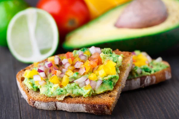 Sandwich with avocado — Stock Photo, Image