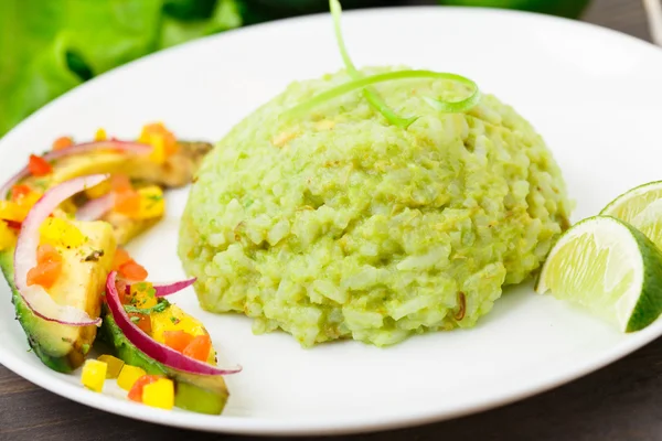 Arroz de aguacate cremoso — Foto de Stock