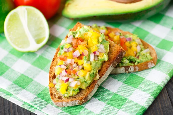 Sandwich with avocado — Stock Photo, Image