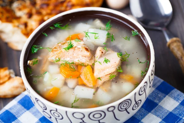 Sopa de peixe — Fotografia de Stock