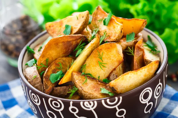 Potato wedges — Stock Photo, Image