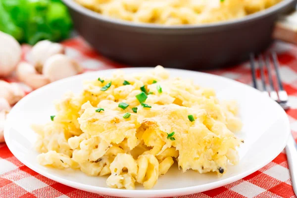 Macarrão e queijo — Fotografia de Stock