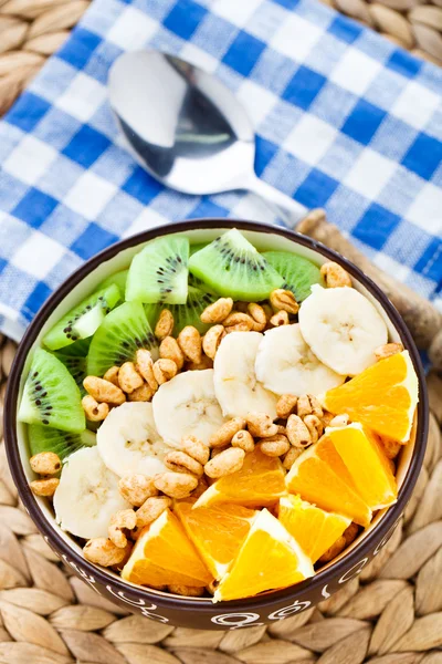 Granola with tropical fruits — Stock Photo, Image