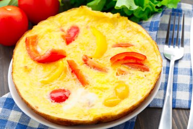 sebzeli omlet